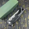 A6704 Wysokiej jakości noża do składania płótna 7cr13mov Stone Wash Tanto Blade CNC G10 Łożysko kulkowe na zewnątrz noża kempingów EDC