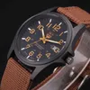 Armbandsur Militär Mens Quartz Watch Black Dial Date Luxury Sport Wrist Watch Mens Watches For Men Smart Watches For Men 24329