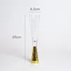Weingläser, 1/2/3 Stück, Cocktail-Champagner-Rot-Set, gute Glaswaren, Flöten, hohes, langes, glitzerndes Stielglas, Gold