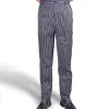 Chef Bottoms Pantalons de travail Uniforme pour Pant Man Service Maxi Wear Men's Cook Food Stripe Restaurant Cuisine en vrac i98T #