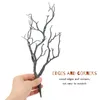 Fleurs décoratives arbre artificiel branche halloween décorations fausses branches vase brindilles vases vases tiges fausses bâtons olive plastique