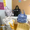 women Backpack Canvas Small Mini Backpacks For Women Kawaii Badge Bag Girl Small School Backpacks Mochila Portfolio Schoolbag 46uC#