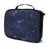 Mochila engraçado impressão gráfica azul estrelado galáxia todo padrão carga usb homens sacos de escola mulheres saco de viagem laptop