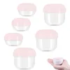 Storage Bottles 6pcs Creams Lip Moisturizer Leak Proof Portable TSA Approved Lotion For Toiletries Ligthweight Travel Containers