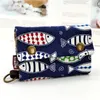 women's Canvas Carto Printing Fold Wallet Small Card Organizer Key Pouch Ladies Mey Bag Coin Purse for Children Girls Woman r5lm#