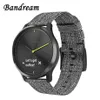 Garmin Vivoactive 4 4S Venu Luxe Style Vivomove 3 3S HR Quick Release Strap Watch Band340Y를위한 Canvas Nylon Watchband