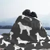 毛布アナトリアの羊飼い犬シルエット（s）ブランケットファッションカスタム