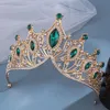 1pc brud Rhineste Crown Tiara Barock lyxig atmosfär legering Crown Party Princ Dr accores w9rt#