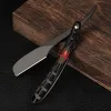 Razor Barber Shop Zinc Alloy Folding Rakkniv Abs /Metal Spider Handle Men rak kanter rakkniven rakar med fjäderblad