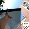 Autocollants de fenêtre Autocollant en verre autocollant Film de maille Noir Blanc Pare-soleil à pois Anti-UV Confidentialité One Way