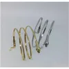 Manschettpunk Snake Bangles för kvinnor Hyperbole Vintage Charm Ethnic Femme Jewelry Gift Drop Delivery Armband DHHD9