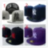New Design 36 Colors Classic Team Navy Blue Color On Field Baseball Fitted Hats Casquettes chapeus NY letter Street Hip Hop Sport York Full Closed Design Caps