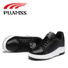 Chaussures de marche PUAMSS femmes hauteur augmentant les jeunes femmes sport