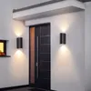 Wall Lamp Led Outdoor Double Head Waterproof Lighting Up And Down Circular Villa Corridor Balcony Spotlight