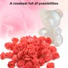 Ours en mousse de polystyrène et mousse de polystyrène, fleurs décoratives, Rose artificielle blanche, moule pour mariage, saint-valentin, décoration de la maison, 20CM