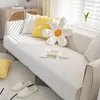 Cubiertas de silla Estera de sofá impermeable para barrera de orina Mascota simple Cubierta de piel antiadherente Respaldo Productos completos para el hogar