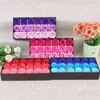 Decorative Flowers & Wreaths 18Pcs Artificial Rose Wedding Party Valentines Day Gift Scented Petal Bath Body Soap Gifts For Scrapbooki Dhlca