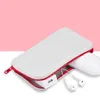 Cosmetic Bags Solid Color Silicone Storage Bag Cute Contrasting Colors Large Capacity Coin Purse Square Travel