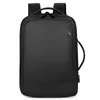 Backpack Toposhine Men's Functional Waterproof Bags For Male Business Laptop USB Charging Bag Nylon Casual Rucksack