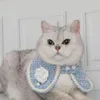 Cão vestuário moda animal de estimação bonito manto gato flor colar pescoço lábio cachecol pérola arco acessórios filhote de cachorro suprimentos