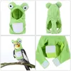 Dog Apparel Funny Pet Birds Clothes Cross-Dressing Cute Costume Frog Style Halloween Jacket With Hat