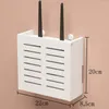 Hooks Wall Mounted Wireless Router Rack Living Room Wall-Mounted WiFi Storage Box Decoration Cable Power Bracket Organizer