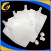 Storage Bags 8 12cm 100ml 100Pcs/ Lot White Empty Doypack Spout Pack Bag Drinking Stand Up PE Plastic Pouch Jelly Juice Pocket