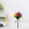 Vasi da 3 pezzi Stagno vaso di vaso per vasi recinti fioriera country stagno decorazione del desktop decorazioni tombe decorazioni esterni