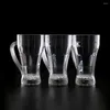 Tazze Tazza lampeggiante a LED in acrilico Cambia colore Attivata dall'acqua Illumina Birra Tazza da whisky Bicchieri da vino