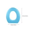 Toilet Seat Covers Bright Color Cover Pad Washable Bathroom Close Stool Cushion Accessories