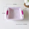 Baking Moulds Stainless Steel Square Silicone Cake Mold Pan Oven Appliance Tools Accessories Moldes Silicona Para Manualidades