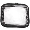 Sacos de armazenamento Viagem Clear Makeup Bag Organizador Transparente PVC Esteticista Cosméticos Beleza Higiene Pessoal Make Up Bolsa Lavagem