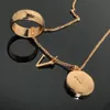 Роскошное дизайнерское ожерелье высокого качества бренда с тремя подвесными ожерельем Простой
