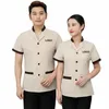 Uniformes de trabalho de limpeza feminina Hotel Costume Housekee Garçom Roupas Restaurante Dishwer Shirt Staff Pedicure Ladies Top T5oZ #