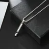 Stainless steel necklace mens titanium steel necklace womens versatile niche live broadcast alloy non fading sweater chain hip hop
