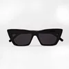 Солнцезащитные очки 2024, французский роскошный дизайн, высококачественные женские ретро-очки «кошачий глаз», оптические линзы по рецепту, SL276MICA