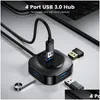 Hub USB In 1 Hub 3 0 3.0 Splitter Expander Mti Ports 2.0 Docking Station Adattatore di trasmissione dati per PC Laptop Drop Delivery Comput Otrle