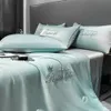 Couvertures d'été en soie rafraîchissantes King, couettes fraîches pour chambre à coucher, sieste, climatiseur, couette, couvre-lit pour lits Queen, 240318