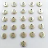 Bijoux 130pcs double côté rond disque pendentif alphabet az lettre tag charmes timbre bijoui initial, fabrication de bijoux de 10 mm