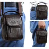 men Small Shoulder Cross body Bags Handbag Genuine Leather Belt Hip Bum Fanny Waist Pack Real Cowhide Male Mini Menger Bag G3O8#