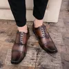 Chaussures habillées Mode européenne pour hommes Casual Cuir Taille 39-44 Style