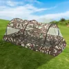 Folding Portable Mosquito Net for Trips Mesh Tent With Zipper Outdoor Camping Mosquito Net Tent With Bottom For Single Bed. 240315