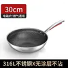 Cookware Sets Wholesale Titanium Frying Pan Alloy Stainless Steel Non-Stick Coating Processing Factory Price