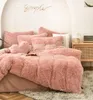 2021 Ny Fourpiece Warm Plush Bedding Set King Queen Size Luxury Quilt Cover Callow Case Däcke Cover Brand Bed Comporters Set H7909996