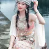 Starożytne chińskie kostium cosplay kobiety 3-częściowy set Lady Stage Hanfu Dr Chinese Natial Ubrania Chińskie taniec ludowy Dr set U713#