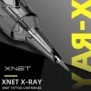 XNET X-RAY Cartridge Tattoo Needles Shadow Round RS Disposable Sterilized Safety Tattoo Needle For Cartridge Machines Grips 20pc