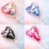 Party Decoration 5inch Confetti Cake Balloon Small Heart Transparent For Birthday Wedding Decorations Creative