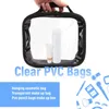 Sacos de armazenamento Viagem Clear Makeup Bag Organizador Transparente PVC Esteticista Cosméticos Beleza Higiene Pessoal Make Up Bolsa Lavagem