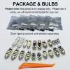 Zitwo 14pcs Car LED Interior ampoule Kit pour Ford Focus Mk2 2008 2009 2011 2011 Luggage Foot Courtelleté Accessoires de lampe