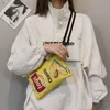 창조적 인 감자 칩 백팩 참신 캔버스 크로스 바디 백 선물 소년 어린이 fi phe bags satchel 재미있는 의상 t1ne#